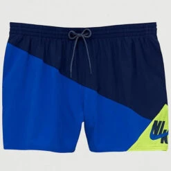 Nike - Logo Jackknife 5" Volley Short (Midnight Navy) -Swim and Beyond nike logo jackknife 5 volley short midnight navy 5