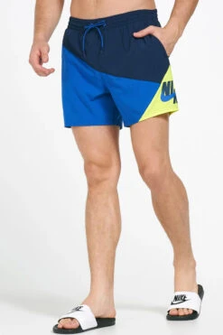 Nike - Logo Jackknife 5" Volley Short (Midnight Navy) -Swim and Beyond nike logo jackknife 5 volley short midnight navy 6