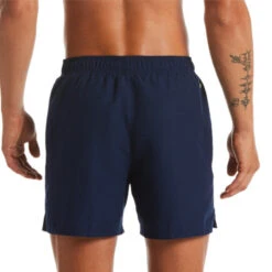 Nike - Logo Lap 5" Volley Short (Midnight Navy) -Swim and Beyond nike logo lap 5 volley short midnight navy 3