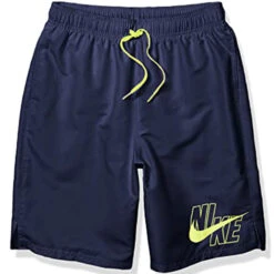 Nike - Logo Lap 5" Volley Short (Midnight Navy) -Swim and Beyond nike logo lap 5 volley short midnight navy 4