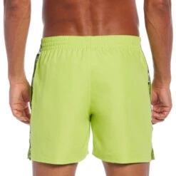 Nike - Logo Tape 5" Volley Short (Atomic Green) -Swim and Beyond nike logo tape 5 volley short atomic green 3