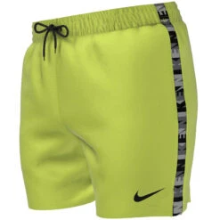 Nike - Logo Tape 5" Volley Short (Atomic Green) -Swim and Beyond nike logo tape 5 volley short atomic green 4