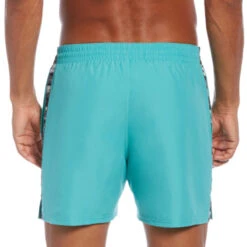 Nike - Logo Tape 5" Volley Short (Washed Teal) 7 Nike - Logo Tape 5" Volley Short (Washed Teal) -Swim and Beyond nike logo tape 5 volley short washed teal 3