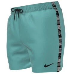 Nike - Logo Tape 5" Volley Short (Washed Teal) 8 Nike - Logo Tape 5" Volley Short (Washed Teal) -Swim and Beyond nike logo tape 5 volley short washed teal 4