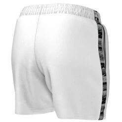 Nike - Logo Tape 5" Volley Short (White) -Swim and Beyond nike logo tape 5 volley short white 5