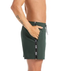 Nike - Logo Tape Racer 5" Volley Short (Galactic Jade) -Swim and Beyond nike logo tape racer 5 volley short galactic jade 4