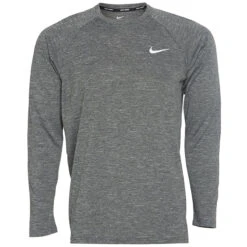 Nike - Long Sleeve Hydroguard T-Shirt (Black) 18 Nike - Long Sleeve Hydroguard T-Shirt (Black) -Swim and Beyond nike long sleeve hydroguard t shirt black 5