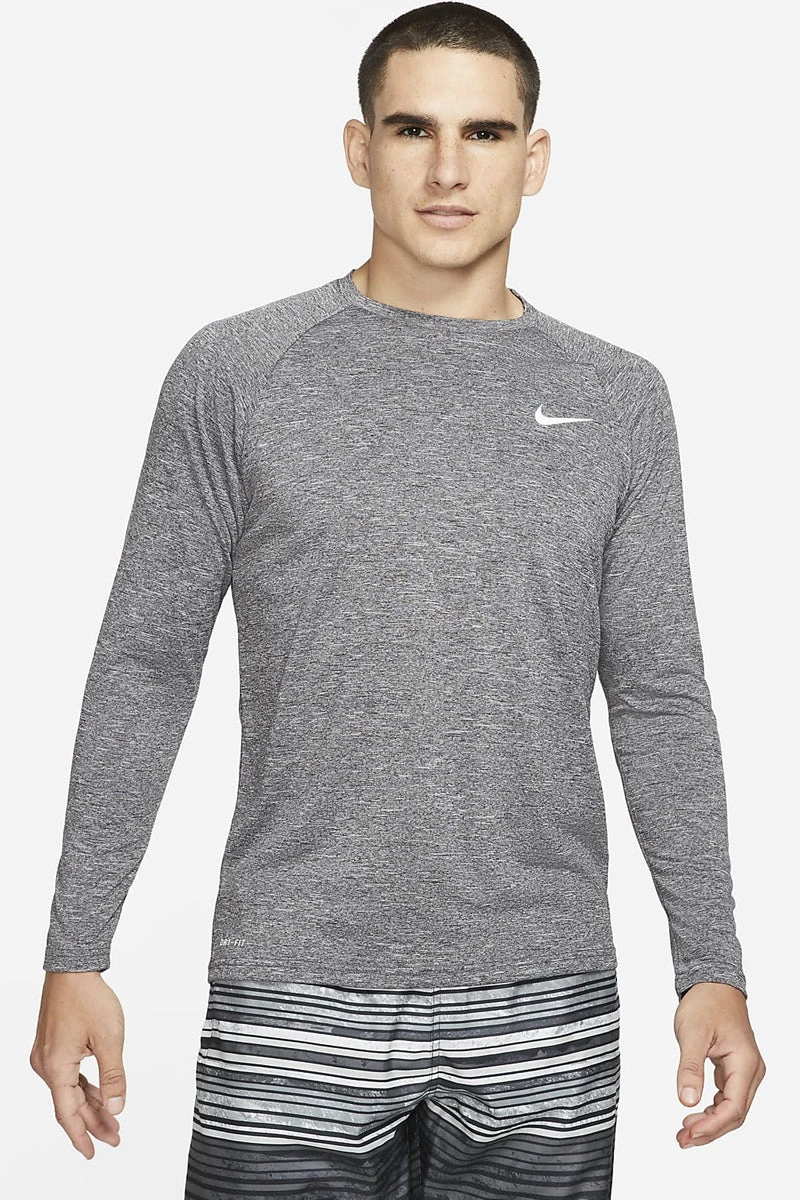 Nike - Long Sleeve Hydroguard T-Shirt (Black) 8 Nike - Long Sleeve Hydroguard T-Shirt (Black) - Image 8