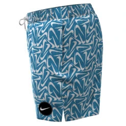 Nike - Marker Swoosh Lap 5' Volley Short (Laser Blue) 8 Nike - Marker Swoosh Lap 5' Volley Short (Laser Blue) -Swim and Beyond nike marker swoosh lap 5 volley short laser blue 4