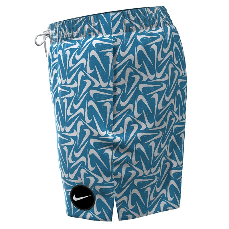 Nike - Marker Swoosh Lap 5' Volley Short (Laser Blue) 4 Nike - Marker Swoosh Lap 5' Volley Short (Laser Blue) - Image 4