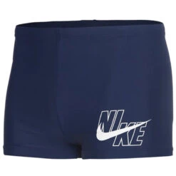 Nike - Men's Logo Square Leg ( Midnight Navy) 14 Nike - Men's Logo Square Leg ( Midnight Navy) -Swim and Beyond nike mens logo square leg midnight navy 7