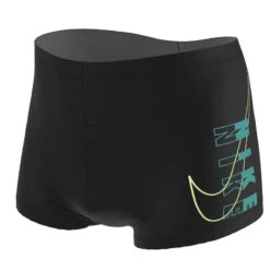 Nike - Men's Reflect Logo Square Leg (Black) -Swim and Beyond nike mens reflect logo square leg black 5