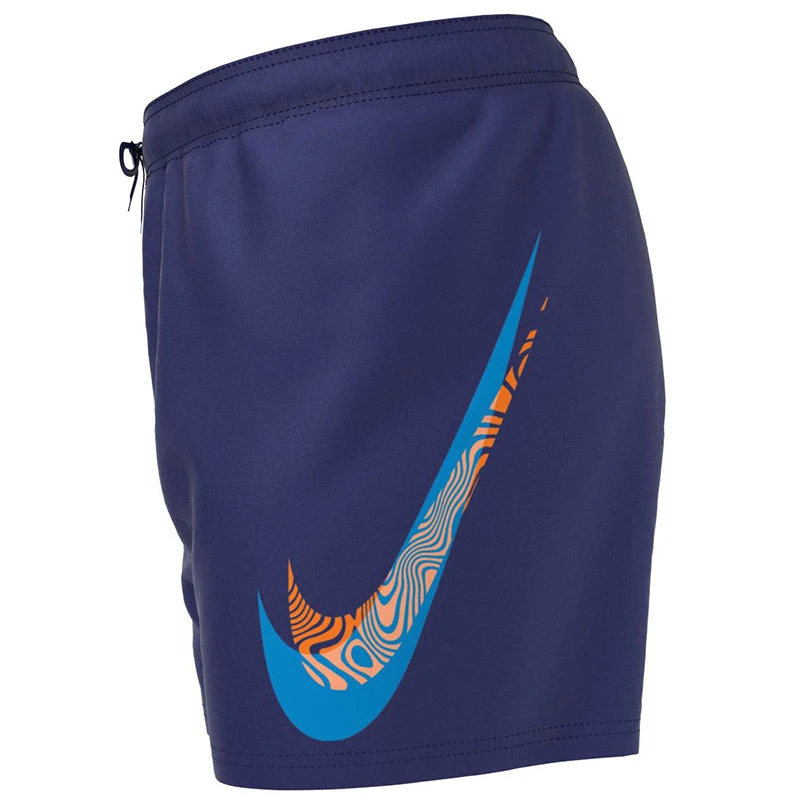 Nike - Men's Swim Liquify Swoosh 5" Volley Short (Midnight Navy) 5 Nike - Men's Swim Liquify Swoosh 5" Volley Short (Midnight Navy) - Image 5
