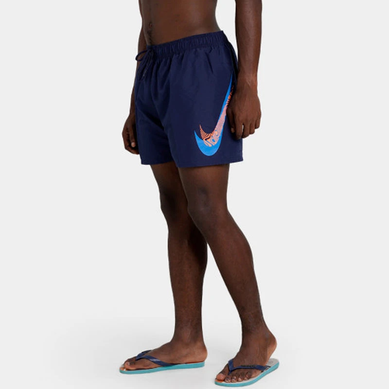 Nike - Men's Swim Liquify Swoosh 5" Volley Short (Midnight Navy) 7 Nike - Men's Swim Liquify Swoosh 5" Volley Short (Midnight Navy) - Image 7
