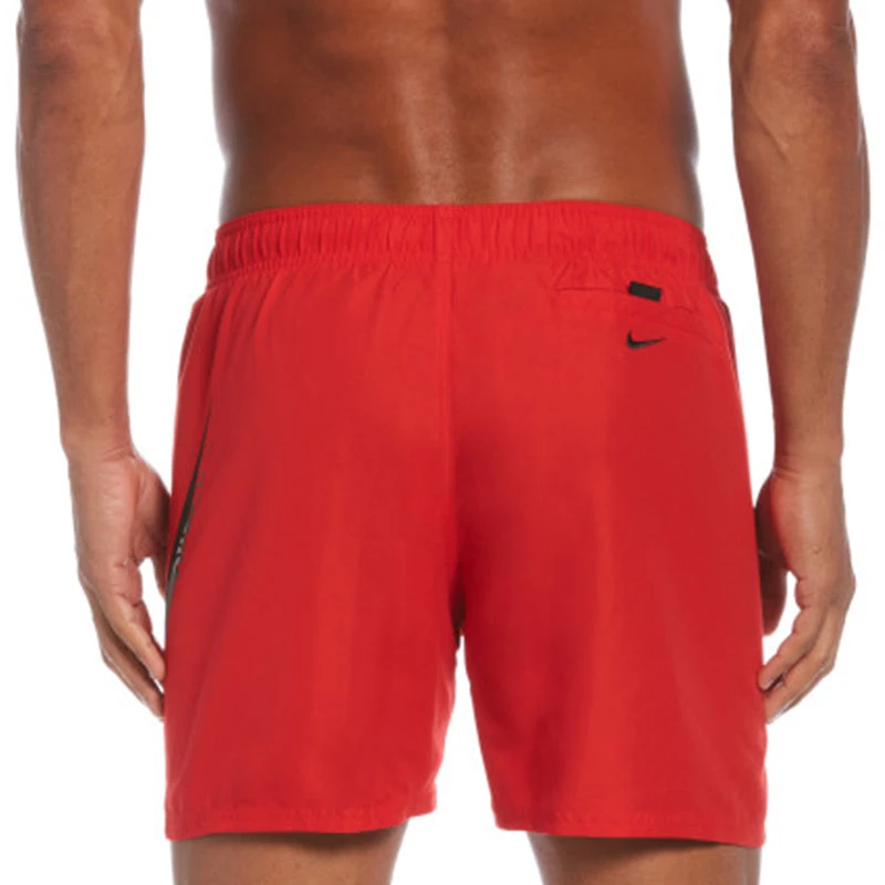 Nike - Men's Swim Liquify Swoosh 5" Volley Short (University Red) 2 Nike - Men's Swim Liquify Swoosh 5" Volley Short (University Red) - Image 2