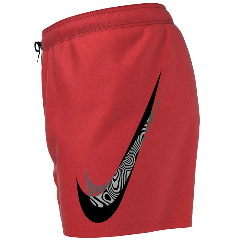 Nike - Men's Swim Liquify Swoosh 5" Volley Short (University Red) 4 Nike - Men's Swim Liquify Swoosh 5" Volley Short (University Red) - Image 4
