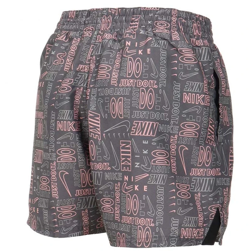 Nike - Men's Swim Logo Mash-up 5" Volley Short (Iron Grey) 2 Nike - Men's Swim Logo Mash-up 5" Volley Short (Iron Grey) - Image 2