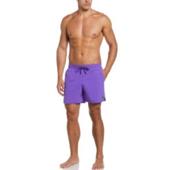 Nike - Men's Swim Solid Icon 5" Volley Short (Psychic Purple) -Swim and Beyond nike mens swim solid icon 5 volley short psychic purple 3