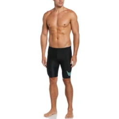 Nike - Multi Logo Jammer (Black) 9 Nike - Multi Logo Jammer (Black) -Swim and Beyond nike multi logo jammer black 3