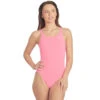 Nike - Poly Solid Hydrastrong Fastback One Piece (Polarized Pink)