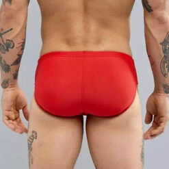 Nike - Solid Brief (University Red) -Swim and Beyond nike solid brief university red 3