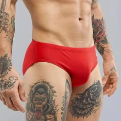 Nike - Solid Brief (University Red) -Swim and Beyond nike solid brief university red 4