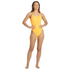 Nike - Solid Hydrastrong Spiderback One Piece (Bright Citrus) -Swim and Beyond nike solid hydrastrong spiderback one piece bright citrus 5