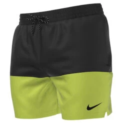 Nike - Swim Men's Split 5" Volley Short (Atomic Green) -Swim and Beyond nike swim mens split 5 volley short atomic green 4