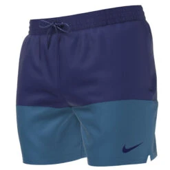 Nike - Swim Men's Split 5" Volley Short (Dk Marina Blue) -Swim and Beyond nike swim mens split 5 volley short dk marina blue 4