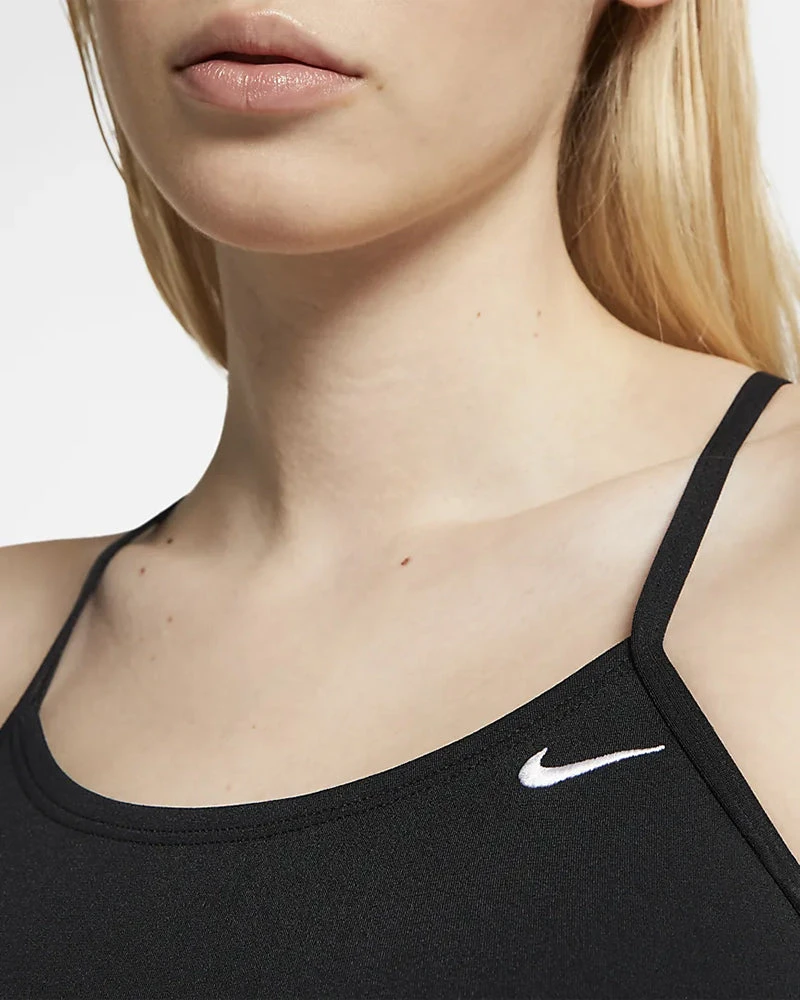 Nike - Poly Solid Hydrastrong Cutout One Piece (Black) 3 Nike - Poly Solid Hydrastrong Cutout One Piece (Black) - Image 3