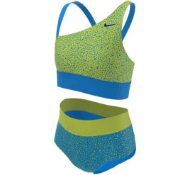 Nike - Water Dots Asymmetrical Top & High Waist Bikini Set (Photo Blue) 10 Nike - Water Dots Asymmetrical Top & High Waist Bikini Set (Photo Blue) -Swim and Beyond nike water dots asymmetrical top high waist bikini set photo blue 5