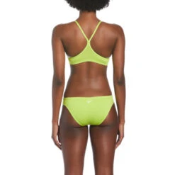 Nike - Women's Essential Racerback Bikini Set (Atomic Green) -Swim and Beyond nike womens essential racerback bikini set atomic green 7