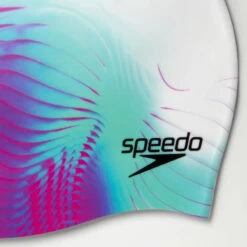 Speedo - Adult Digital Printed Cap - White/Pink 5 Speedo - Adult Digital Printed Cap - White/Pink -Swim and Beyond speedo adult digital printed cap white pink 3