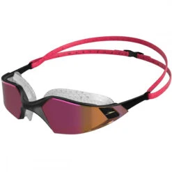 Speedo - Aquapulse Pro Mirrored Goggles - Red/Gold