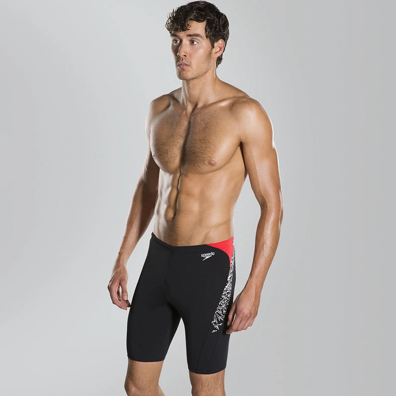 Speedo - Boom Splice Endurance Jammer - Black/White 5 Speedo - Boom Splice Endurance Jammer - Black/White - Image 5