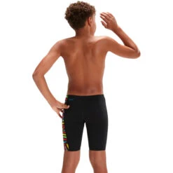 Speedo - Boys Digital Allover Panel Jammer - Black/Red 9 Speedo - Boys Digital Allover Panel Jammer - Black/Red -Swim and Beyond speedo boys digital allover panel jammer black red 3