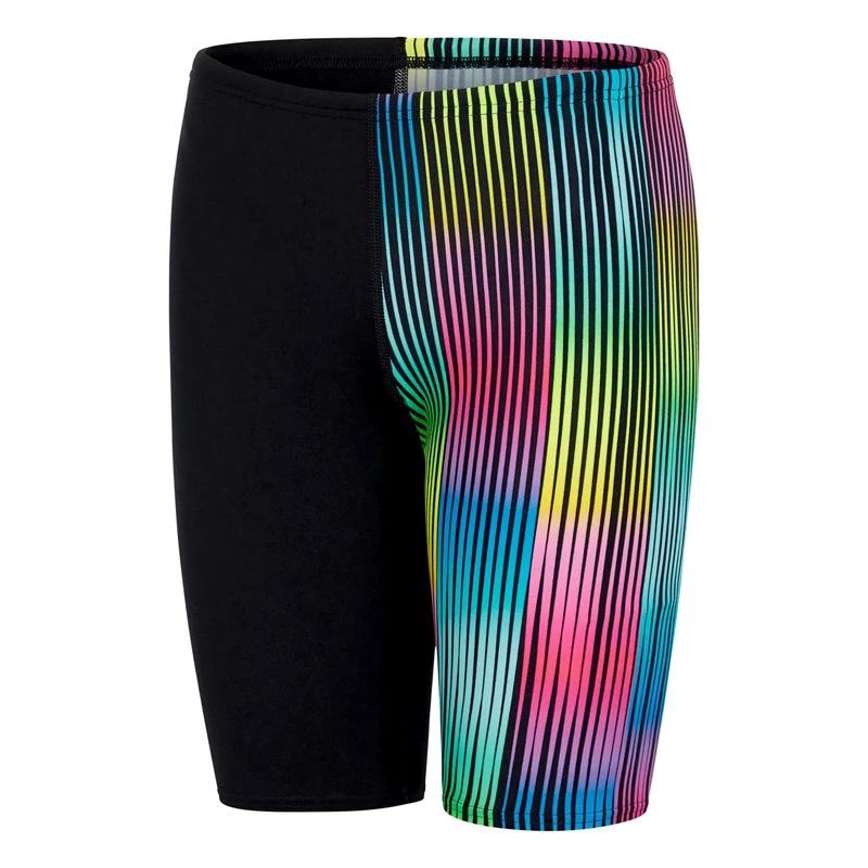 Speedo - Boys Hyperchromatic Allover Digital Jammer - Black/Red 6 Speedo - Boys Hyperchromatic Allover Digital Jammer - Black/Red - Image 6