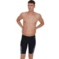 Speedo - ColourSplash V-Cut Jammer - Black/Red/White -Swim and Beyond speedo coloursplash v cut jammer 4