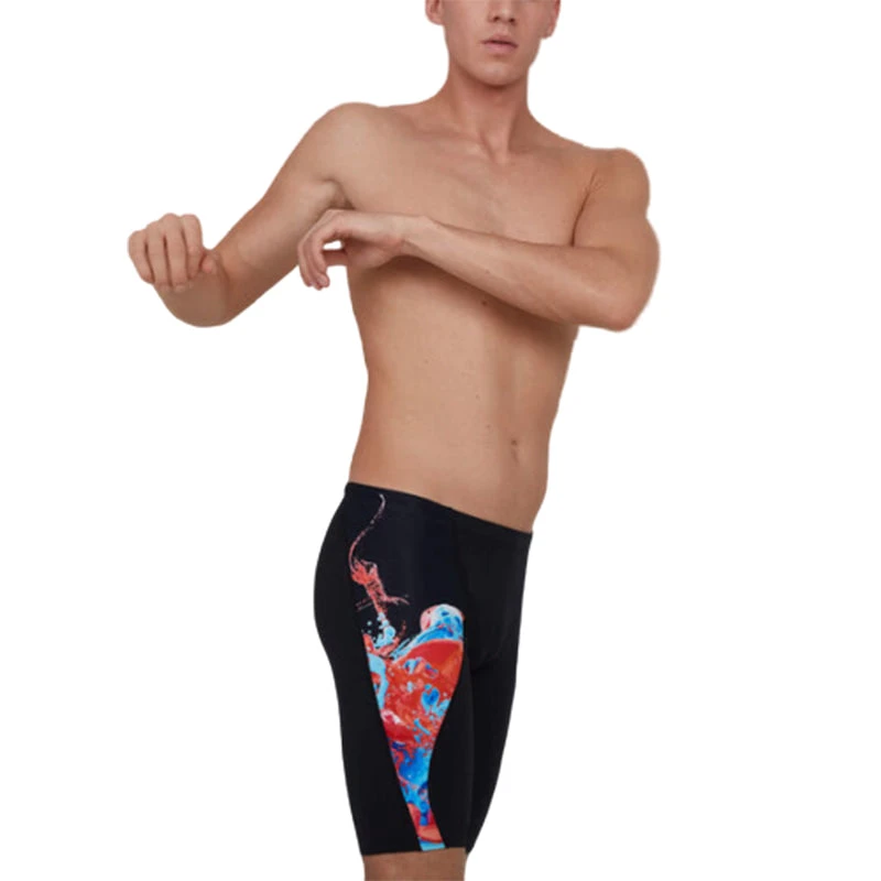Speedo - ColourSplash V-Cut Jammer - Black/Red/Blue 6 Speedo - ColourSplash V-Cut Jammer - Black/Red/Blue - Image 6