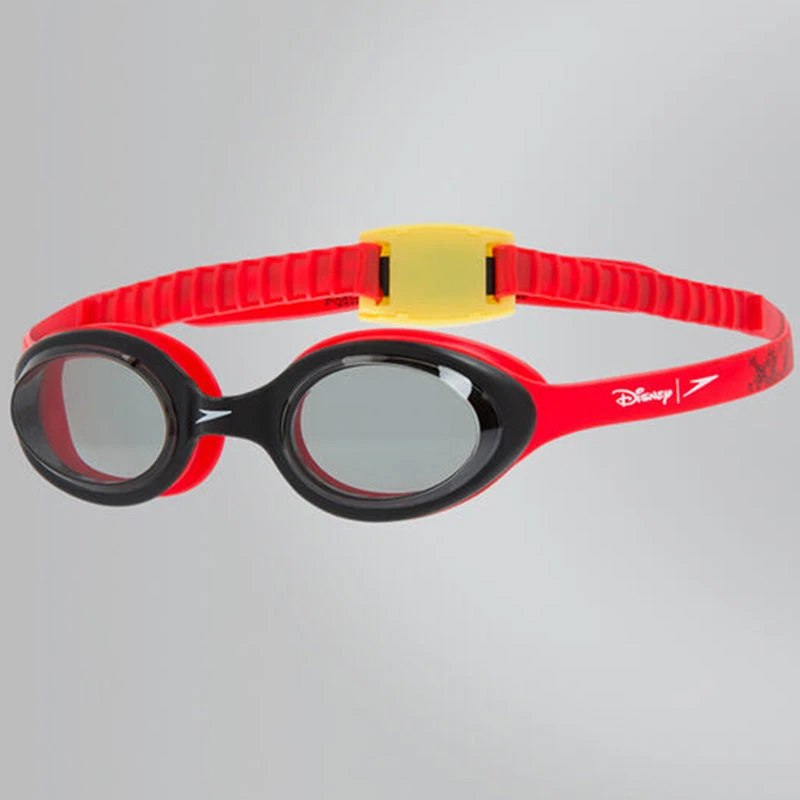 Speedo - Disney "Mickey Mouse" Illusion Junior Goggle - Red/Smoke 2 Speedo - Disney "Mickey Mouse" Illusion Junior Goggle - Red/Smoke - Image 2