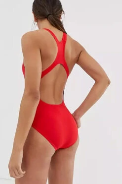 Speedo - Essential Endurance Plus Medalist Swimsuit - Red 26 Speedo - Essential Endurance Plus Medalist Swimsuit - Red -Swim and Beyond speedo essential endurance plus medalist swimsuit red 11