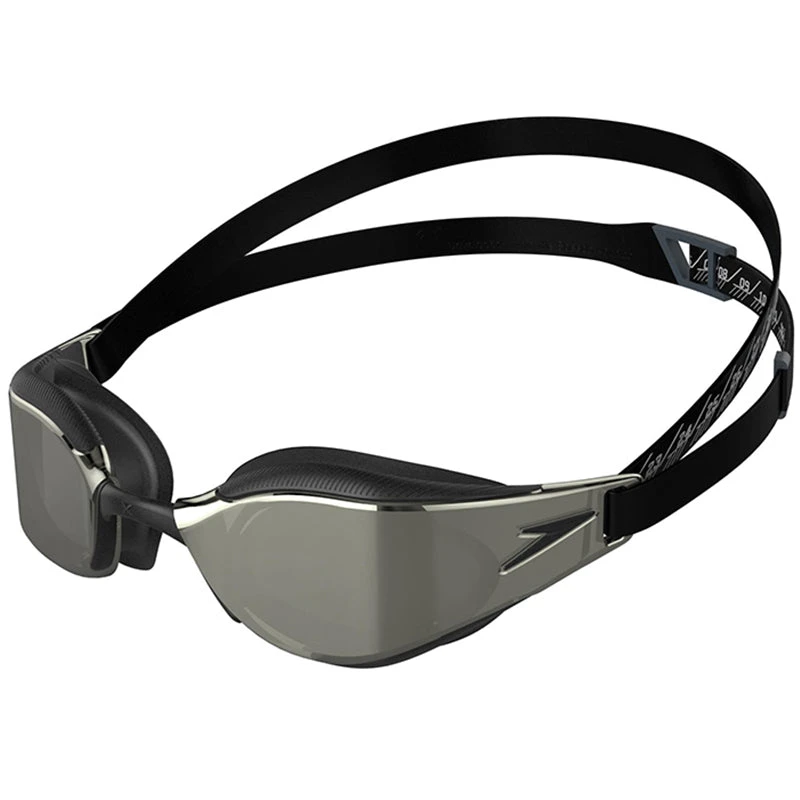 Speedo - Fastskin Hyper Elite Mirror Adult Goggles - Black/Silver 1 Speedo - Fastskin Hyper Elite Mirror Adult Goggles - Black/Silver