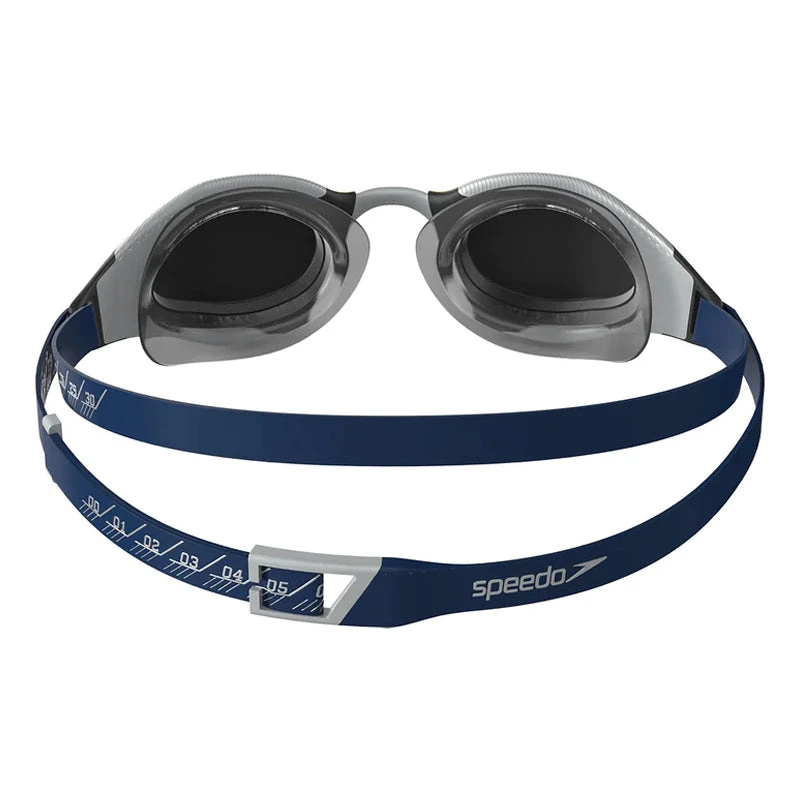 Speedo - Fastskin Hyper Elite Mirror Junior Goggle - White/Blue 3 Speedo - Fastskin Hyper Elite Mirror Junior Goggle - White/Blue - Image 3