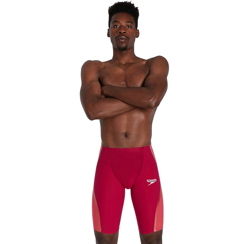 Speedo - Fastskin LZR Pure Intent High Waisted Jammer - Red 1 Speedo - Fastskin LZR Pure Intent High Waisted Jammer - Red