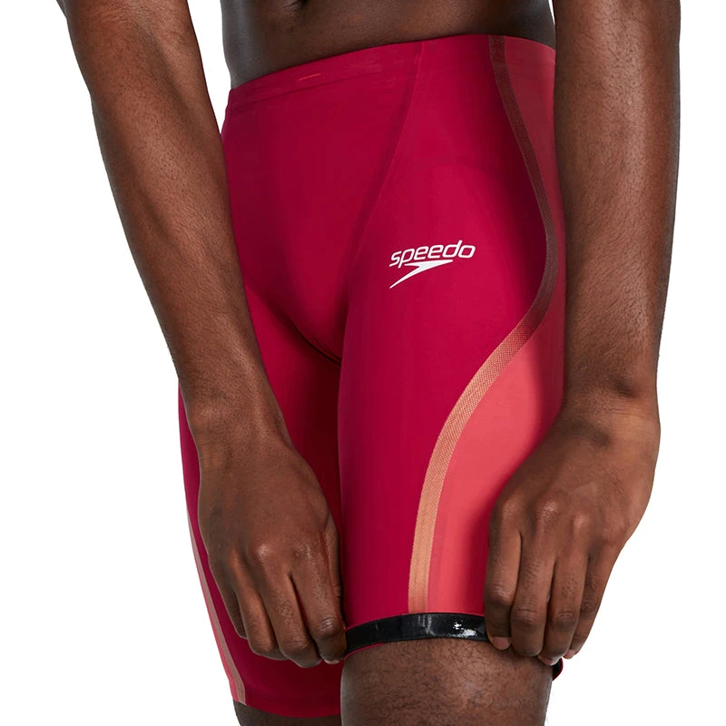 Speedo - Fastskin LZR Pure Intent High Waisted Jammer - Red 3 Speedo - Fastskin LZR Pure Intent High Waisted Jammer - Red - Image 3