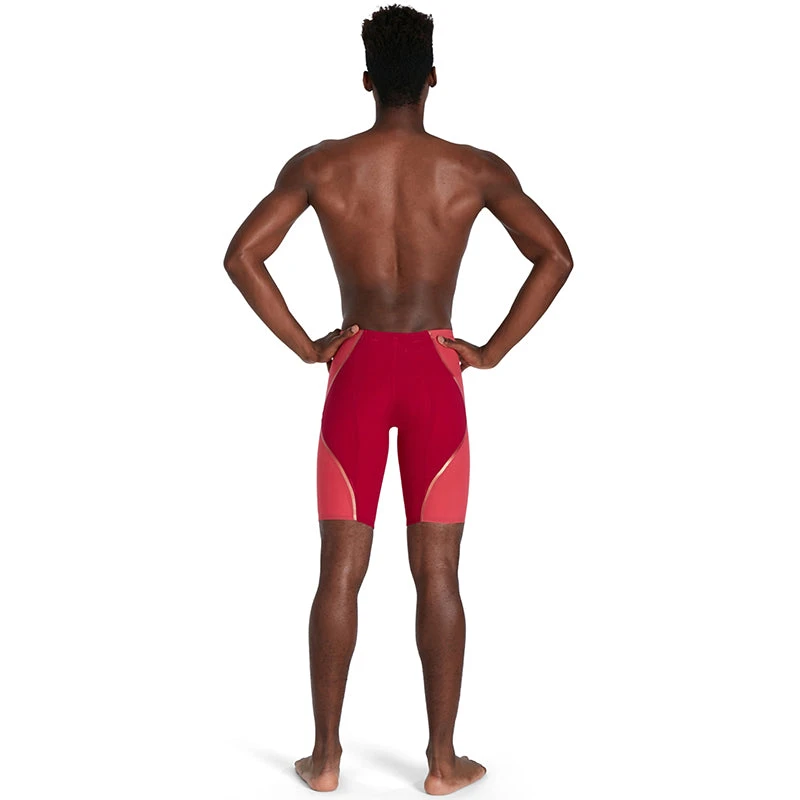 Speedo - Fastskin LZR Pure Intent High Waisted Jammer - Red 4 Speedo - Fastskin LZR Pure Intent High Waisted Jammer - Red - Image 4