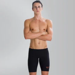 Speedo - Fastskin LZR Racer Element Jammer - Black/Brown -Swim and Beyond speedo fastskin lzr racer element jammer black brown 4