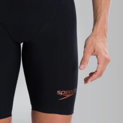 Speedo - Fastskin LZR Racer Element Jammer - Black/Brown -Swim and Beyond speedo fastskin lzr racer element jammer black brown 5