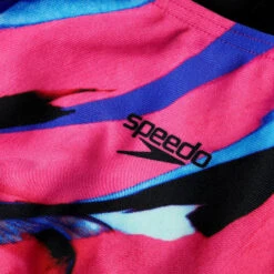 Speedo - Girls Digital Placement Splashback Swimsuit - Black/Pink -Swim and Beyond speedo girls digital placement splashback swimsuit black pink 10