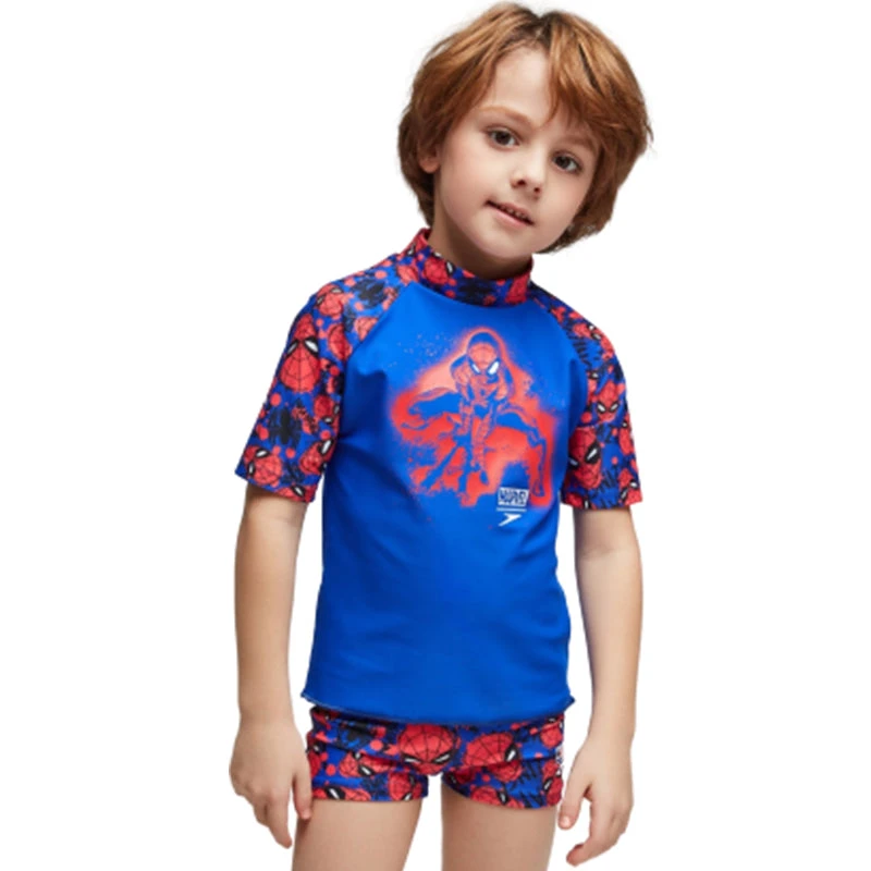 Speedo - Infants Marvel Spider-Man Sun Top - Red/Blue 1 Speedo - Infants Marvel Spider-Man Sun Top - Red/Blue